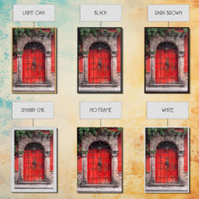 Cargar imagen en el visor de la galería, Change1 Mexican Wall Art, Framed Canvas Print, Old Town Mexico Architecture Wall Art, Framed Art
