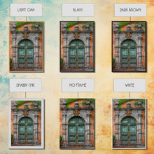 Cargar imagen en el visor de la galería, Change23 Hacienda Architecture Framed Canvas Print, Mexican Wall Art, Art of Mexico, Original Artwork, Wood Framed Ready To Hang
