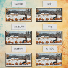 Load image into Gallery viewer, Cowboy Sipping Coffee Autumn Decor Framed Canvas Print Perfect Above Sofa Wall Art Western Home Decor Moody Fall Artwork Rustic
