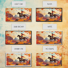 Carregar imagem no visualizador da galeria, Framed Canvas Print tranquil lakeside winter scene with snow-dusted trees and clear reflections, peaceful winter landscape art holiday decor
