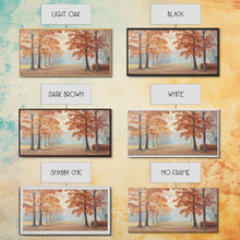 Load image into Gallery viewer, Elegant Christmas party with guests in formal attire by a Christmas tree Framed Canvas Print, holiday wall art for classy Christmas decor
