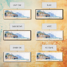 Load image into Gallery viewer, Atrani, Italy Watercolor Beach Print, Vacation Gift, Italy Wall Art, Beach Painting, Beach Decor, Beach Painting
