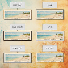 Carregar imagem no visualizador da galeria, Cabbage Beach, Paradise Island, Bahamas Watercolor Beach Print, Vacation Gift, Paradise Island, Bahamas Wall Art, Framed Canvas Print, Framed Beach Painting
