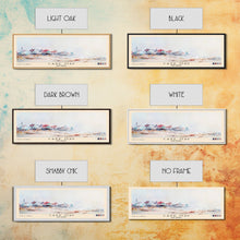 Carregar imagem no visualizador da galeria, Cape May, New Jersey Watercolor Beach Print, Vacation Gift, New Jersey Wall Art, Framed Canvas Print, Framed Beach Painting
