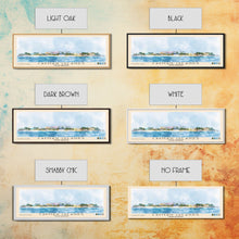 Load image into Gallery viewer, Cayman Islands, United Kingdom Watercolor Beach Print, Vacation Gift, United Kingdom Wall Art, Beach Painting, Beach Decor, Beach Painting
