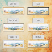 Load image into Gallery viewer, Doc Let, Vietnam Watercolor Print, Vacation Gift, Vietnam Wall Art, Beach Painting, Beach Decor, Large Wall Art, Wood Frame Art
