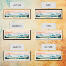 Load image into Gallery viewer, Dongtou, China Watercolor Print, Vacation Gift, China Wall Art, Beach Painting, Beach Decor, Large Wall Art, Wood Frame Art
