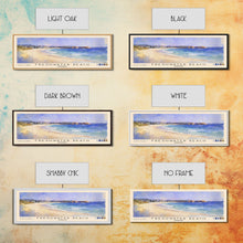 Load image into Gallery viewer, Freshwater Beach, Australia Watercolor Beach Print, Vacation Gift, Australia Wall Art, Framed Canvas Print, Framed Beach Painting
