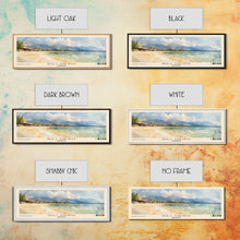 Load image into Gallery viewer, Gili Meno, Indonesia Watercolor Print, Vacation Gift, Indonesia Wall Art, Beach Painting, Beach Decor, Large Wall Art, Wood Frame Art
