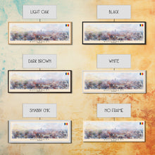 Carregar imagem no visualizador da galeria, Bryansk Russia Wall Art, Panoramic Travel Poster, Panoramic Framed Canvas Print, City Wall Art, Wall Hanging Home Decor, Travel Art
