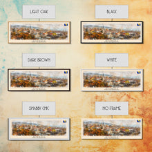 Load image into Gallery viewer, Doboj Bosnia Travel Print Wall Art, Panoramic City Art, Travel Art, Wall Decor, Vacation Gift, Framed Canvas Print Or Metal Art
