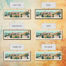 Carregar imagem no visualizador da galeria, Albacete Spain Travel Print Wall Art, Panoramic City Art, Travel Art, Wall Decor, Vacation Gift, Framed Canvas Print Or Metal Art
