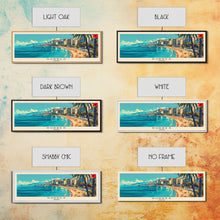 Load image into Gallery viewer, Durres Albania Travel Print Wall Art, Panoramic City Art, Travel Art, Wall Decor, Vacation Gift, Framed Canvas Print Or Metal Art
