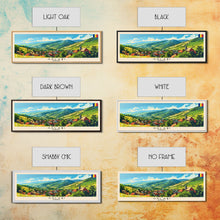 Cargar imagen en el visor de la galería, Galati Romania Travel Art, City Art, Framed Canvas Print or Metal Wall Art, Europe Travel Poster, Panoramic Wall Art, Extra Wide Wall Art
