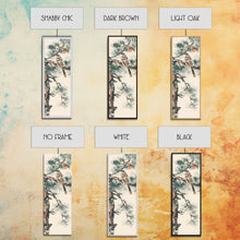 Carregar imagem no visualizador da galeria, Canvas Print Sparrow Perched On Pine Tree Branch, Subtle And Serene Japanese Nature Scene For Tranquil Home Decor, Wall Decoration
