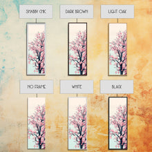 Load image into Gallery viewer, Delicate Cherry Blossom Tree In Full Bloom Against A Soft Gradient Background For Elegant Wall Art Framed Canvas Print
