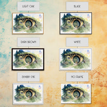 Load image into Gallery viewer, Bang End Painting Framed Canvas Print, Lord, Fantasy Art, Framed Wall Art, Fantasy Decor, A Hole In The Wall
