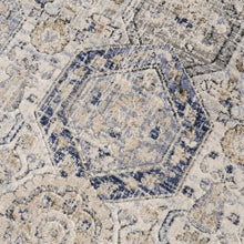Load image into Gallery viewer, Parkerfield Cream &amp; Blue Area Rug
