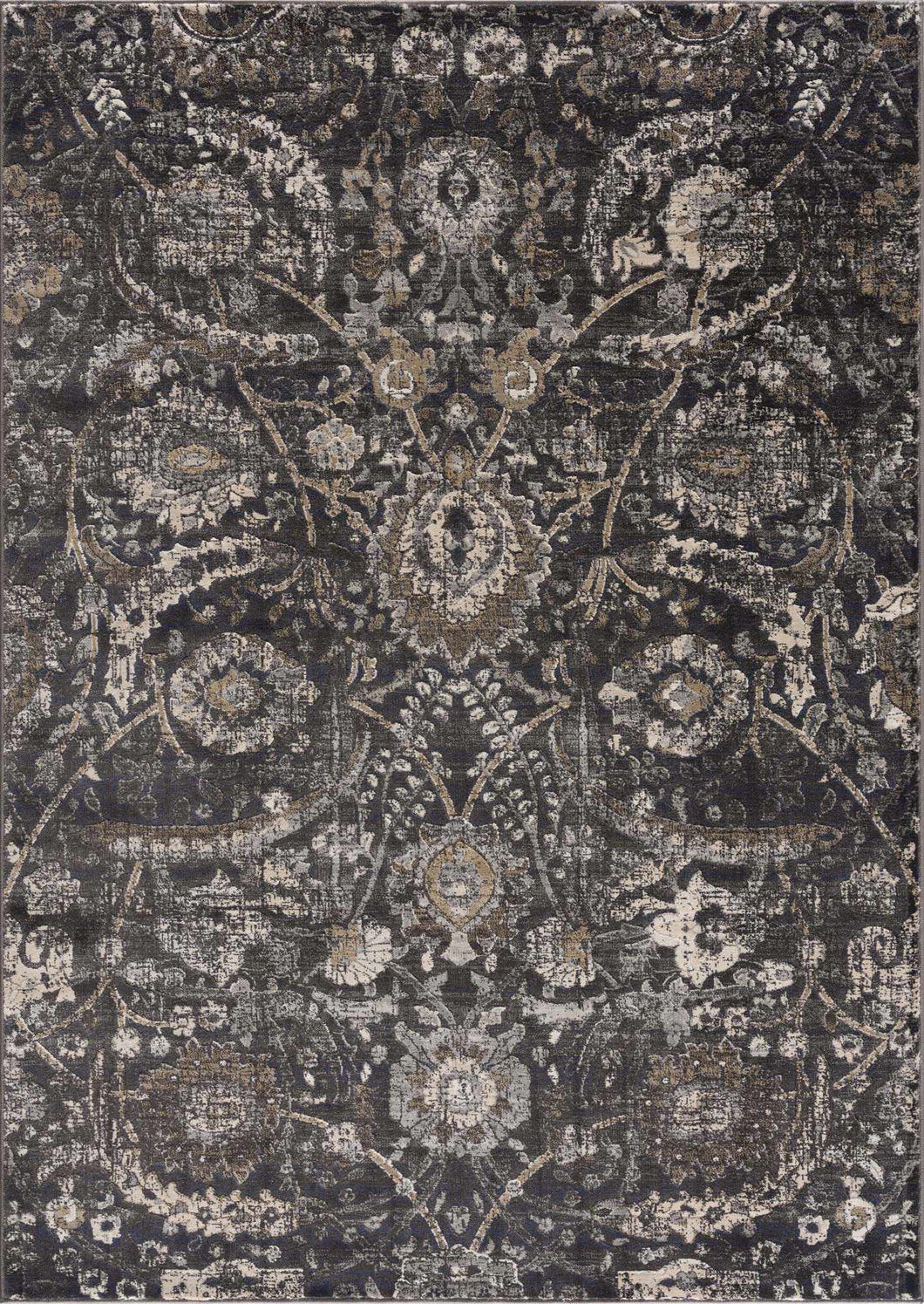 Georgiana Charcoal Area Rug