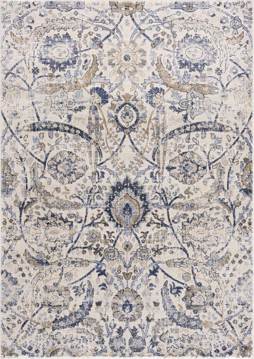 Georgiana Blue & Beige Oushak Rug