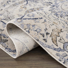 Carregar imagem no visualizador da galeria, Georgiana Blue &amp; Beige Oushak Rug

