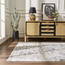 Carregar imagem no visualizador da galeria, Georgiana Blue &amp; Beige Oushak Rug
