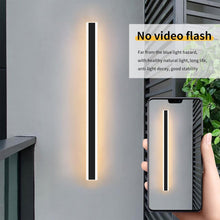 Load image into Gallery viewer, Daoseolo Outdoor Wall Sconces 47Inch, Modern Wall Lamp with Warm Lights, Frosted Acrylic Panel with Light Transmittance Greater Than 95%, IP65 Waterproof Minimalist Porch Wall Fixture for Garage
