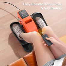 Carregar imagem no visualizador da galeria, ROTAI Under Desk Elliptical Machine for Seniors Rehab Electric Seated Leg Foot Pedal Exerciser Bike, Portable Trainer for Home &amp; Office with Remote and LCD Monitor
