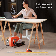Carregar imagem no visualizador da galeria, ROTAI Under Desk Elliptical Machine for Seniors Rehab Electric Seated Leg Foot Pedal Exerciser Bike, Portable Trainer for Home &amp; Office with Remote and LCD Monitor

