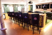 Load image into Gallery viewer, Swivel Bar Stool 2000 with 2016 Chicago Cubs World Series Logo
