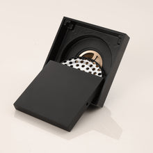 Load image into Gallery viewer, Matte Black brass floor drain 4x4inch
