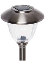 Load image into Gallery viewer, Energizer 10Pack Solar Pathway LED Lights Outdoor-Stainless Steel 15 Lumen ( Silver )
