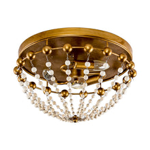 Cargar imagen en el visor de la galería, 3-Light Golden Bohemian LED Modern Flush Mount Lighting
