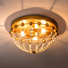 Cargar imagen en el visor de la galería, 3-Light Golden Bohemian LED Modern Flush Mount Lighting
