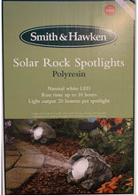 Load image into Gallery viewer, 4Pack Smith&amp;Hawken Outdoor Solar Powered Rock Spotlight Walkway LED Garden Path
