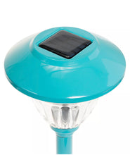 Load image into Gallery viewer, 10 Pack Solar Pathway LED Lights Outdoor-Stainless Steel ( Turquoise )
