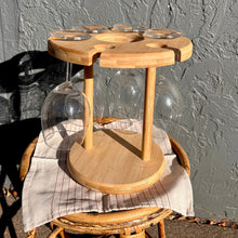 Load image into Gallery viewer, Bamboo Wine Serving Holder
