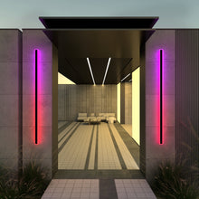 Carregar imagem no visualizador da galeria, Immense RGB Linear Minimalist Outdoor Wall Lamp
