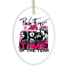 Carregar imagem no visualizador da galeria, It’s the Best Time of the Year Psychedelic Rock n Roll Christmas Ornament, Classic Rockstar Theme
