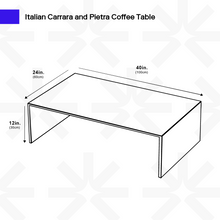 Load image into Gallery viewer, Italian Carrara Pietra Table
