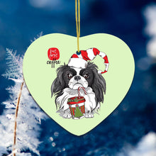 Carregar imagem no visualizador da galeria, Japanese Chin Christmas Ornament
