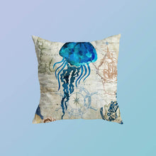 Cargar imagen en el visor de la galería, Atlantic Ocean Life Cushion Covers
