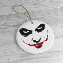 Carregar imagem no visualizador da galeria, Joker Face Christmas Ornament, Scary Gothic
