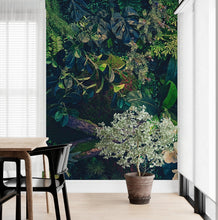 Cargar imagen en el visor de la galería, Jungle Wallpaper, Forest Greenery Botanical Wall Mural. #6741

