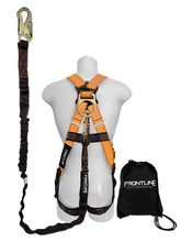Load image into Gallery viewer, Frontline K100-61S Combat Compliance Kit - Harness, 6&#39; Single Leg Lanyard and Drawstring Bag
