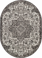 Cargar imagen en el visor de la galería, Charcoal Kilmacolm Indoor &amp; Outdoor Rug - Clearance
