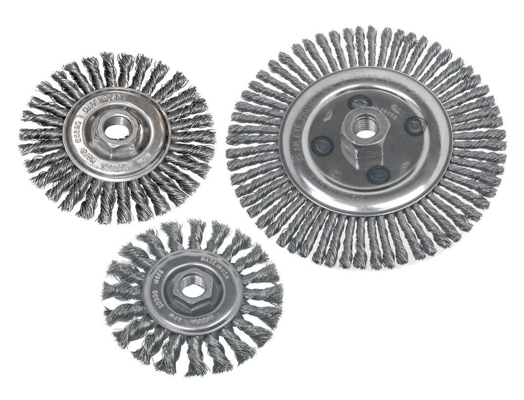 CGW Abrasives Knot Wire Wheel Brush