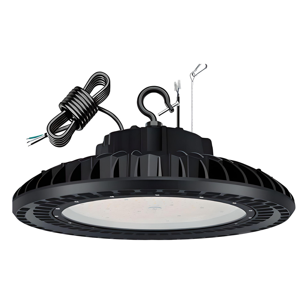 300W LED UFO High Bay Light for Warehouse - 41,000LM, 5000K Daylight, Dimmable, IP65 Waterproof, Commercial Lighting