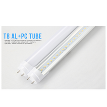 Cargar imagen en el visor de la galería, 4ft T8 LED Tube Light, High Output Linkable, Plug and Play, 18W, 2340LM, 4000K Clear for Damp Location, LED Shop Lights
