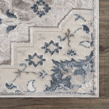 Carregar imagem no visualizador da galeria, Calum Blue &amp; Gray Area Rug - Clearance
